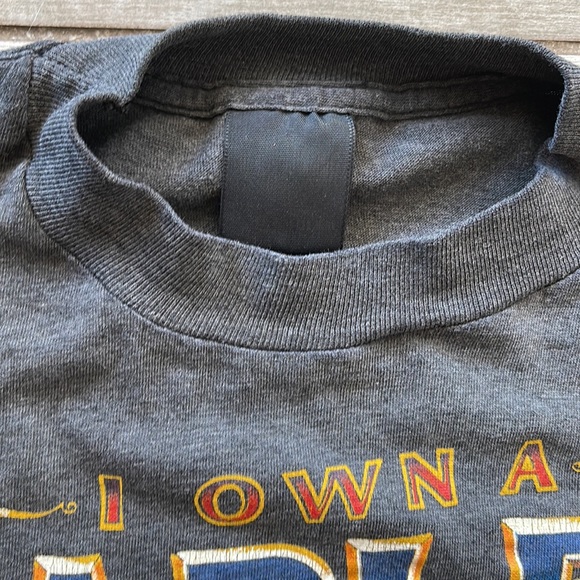 Vintage Harley Davidson 1970’s I own a Harley Not Just A. Shirt 3D Emblem Single - Picture 3 of 9